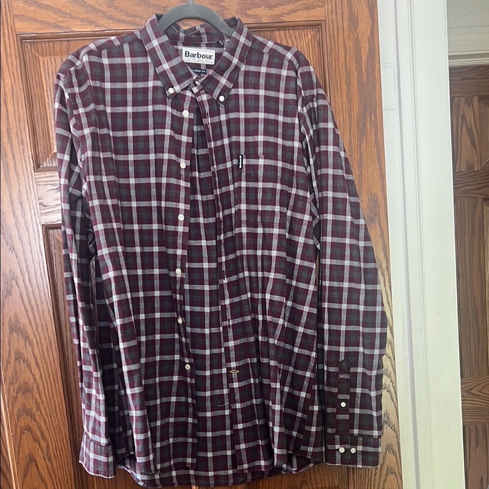 Barbour Tailored Fit Plaid Flannel